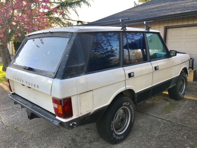 all original 1987 land rover range rover 4x4 suv running project 127k miles?
