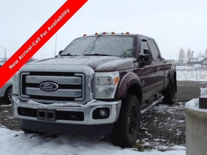 2016 ford f-350 super duty lariat 4x4 lariat 4dr crew cab 6.8 ft. sb srw pickup for sale in bozeman, montana
