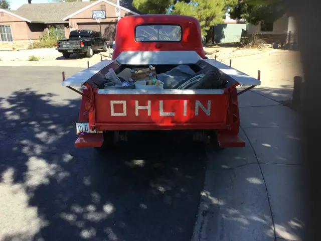 1953 chevrolet 3600 3/4 ton with custom hydraulic dump bed