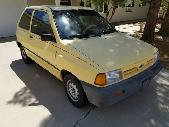 1990 ford festiva l, factory a/c, tinted windows, new carpet kit, fuel injection