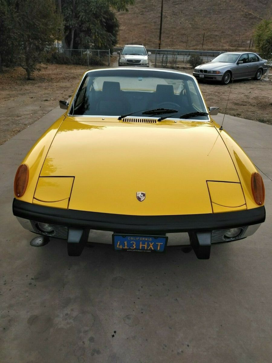 1973 porsche 914 2.0 5-speed with removable top completely restored to original