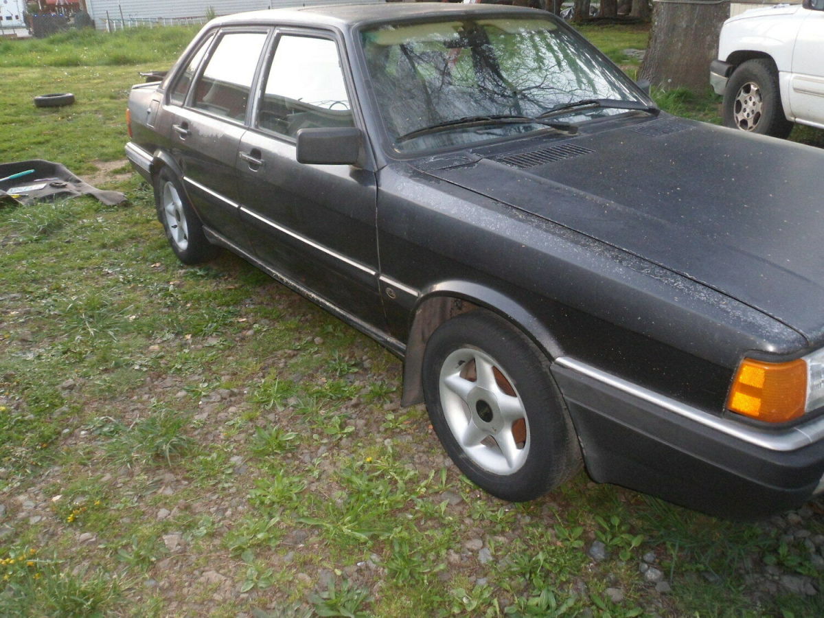 1985 audi 4000 s quattro sedan type 81/85 rare 162k complete car no reserve