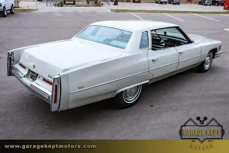1975 cadillac calais gray sedan 500 v8 98,268 miles
