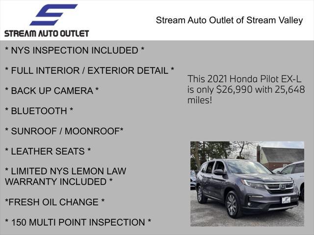 2021 honda pilot awd ex-l