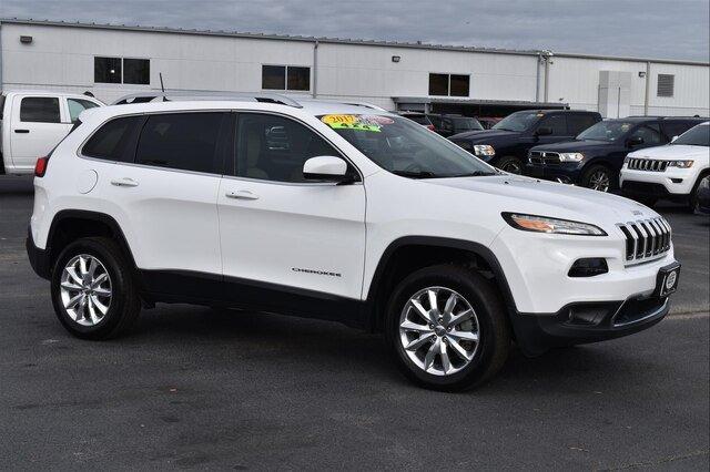 certified 2017 jeep cherokee 4wd limited wilson, nc 27896 for sale in wilson, north carolina