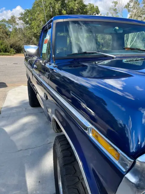 1979 ford f250 pickup blue 4wd manual custom