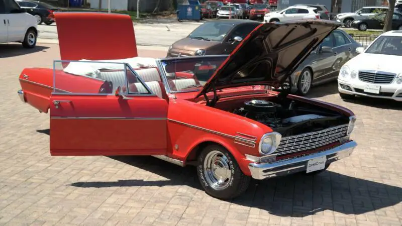 1962 chevrolet nova convertible automatic rwd v8 5.7l gasoline