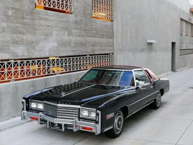 1978 cadillac eldorado 52644 miles black coupe 425ci v8 automatic