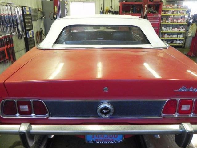 1973 ford mustang convertible 57528 miles red convertible 302 v8 automatic