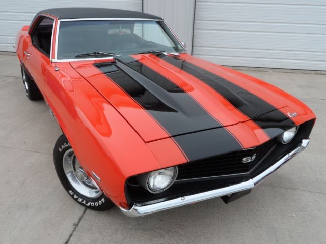 super sport huggar orange 396/350 hp big block muncie m22 4 speed tach gauges