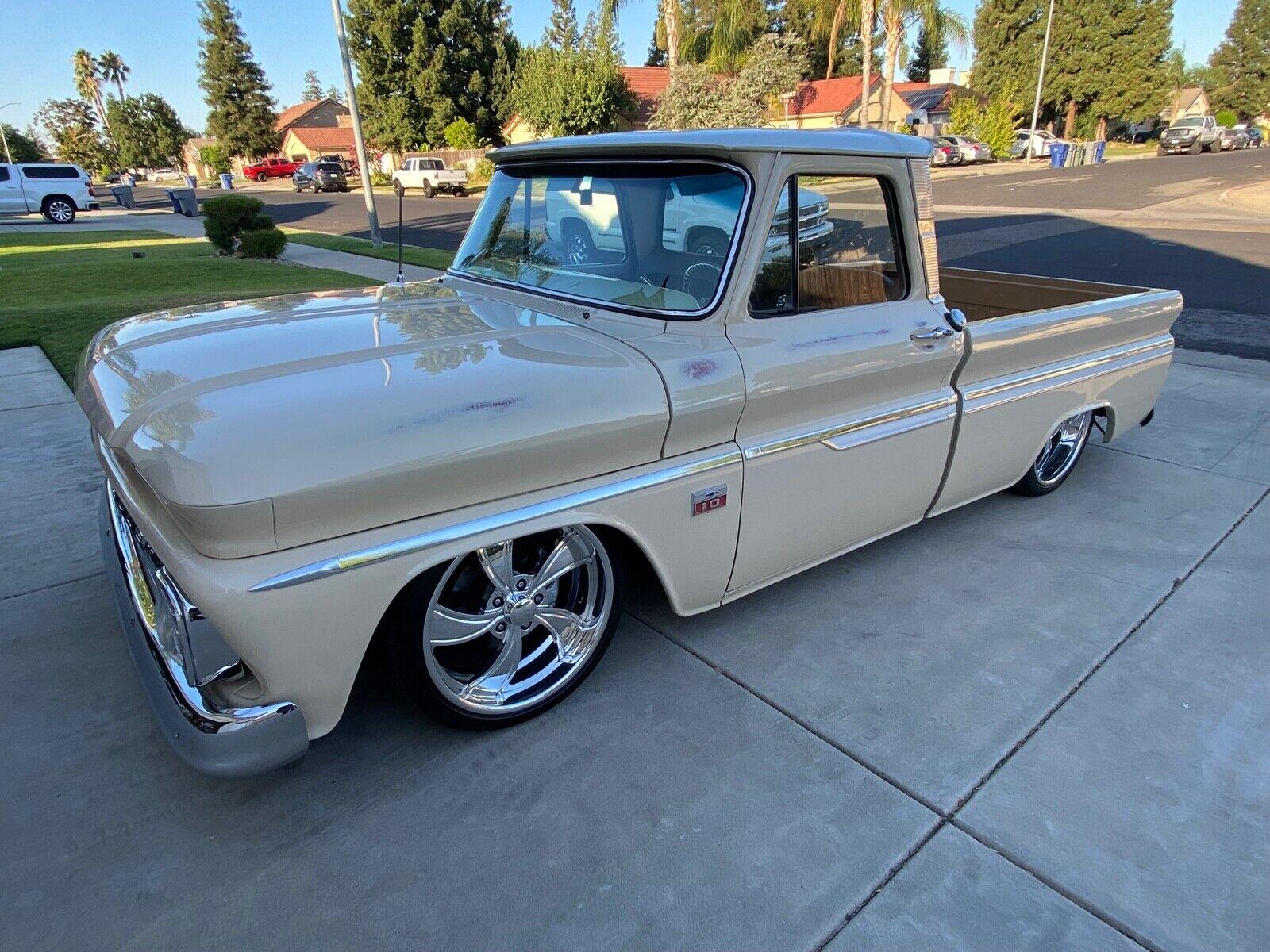 1966 chevrolet c 10 custom original short bed 500 miles on the build