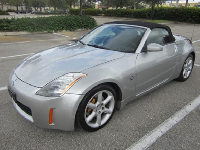 obo 2005 nissan 350z convertible roadster. fully loaded. navigation.leather. clean c in miami, fl