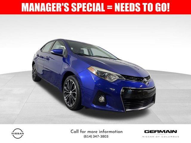 2014 toyota corolla s plus