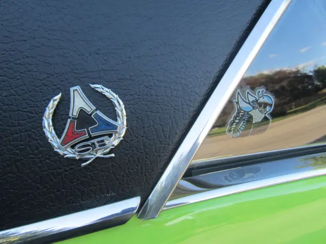 1-of 833 r/t se "u" code numbers matching engine, orig window sticker and more!