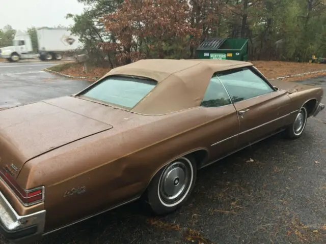 1974 buick lesabre convertible 350 four barrel low miles power top ac new tires