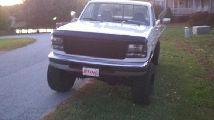 f250 obs xlt 4x4 7.3 powerstroke mint condition lift/tires/wheels in jacksonville, nc