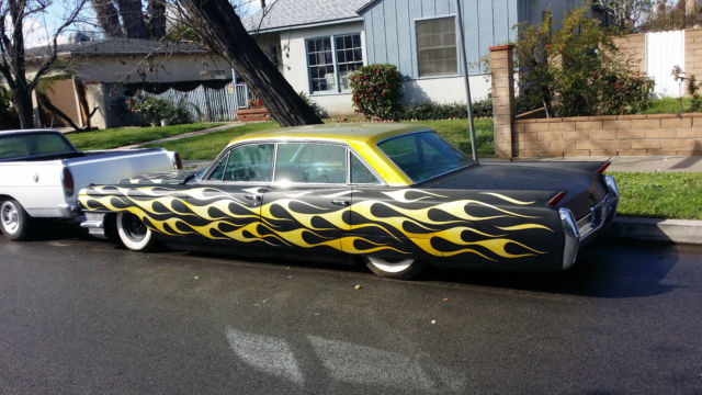64 cadillac sedan deville bagged rat rod