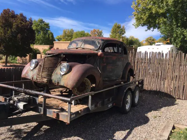 1937 ford tudor slantback sedan hot rod, rat rod project, parts or restore!