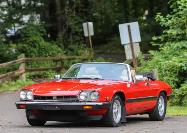 1991 jaguar xjs v12 convertible low 69k mi carfax classic edtn florida