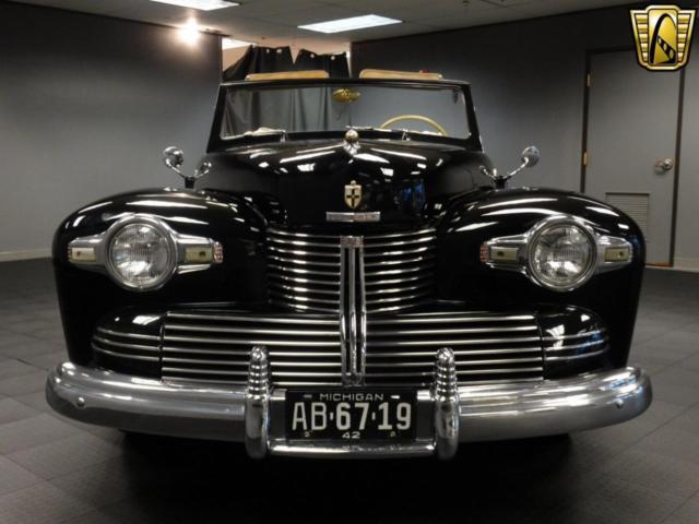 1942 lincoln cabriolet 4310 miles black convertible v12 3 speed manual