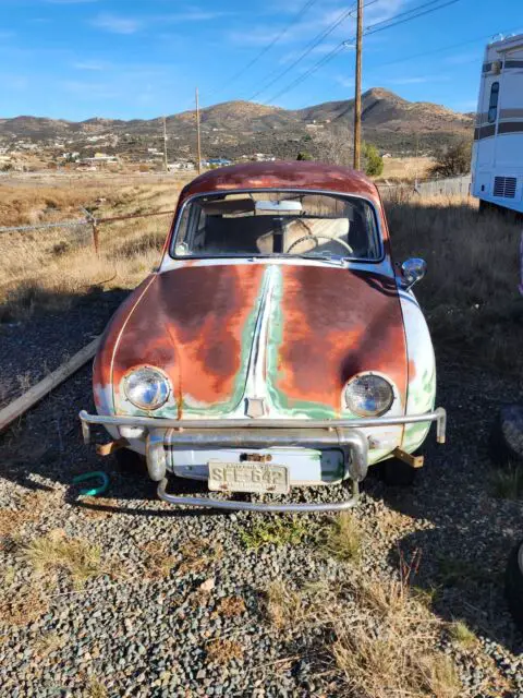 1960 renault dauphine sedan green rwd manual