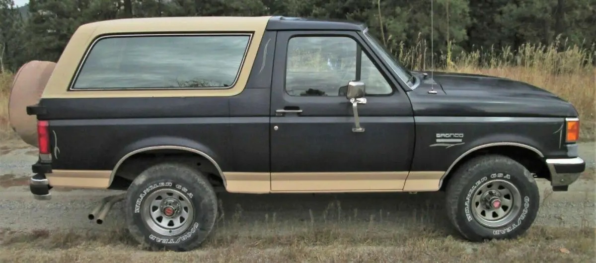 1990 ford bronco eddie bauer 5.8l v-8 suv truck 4x4 ~ classic collector's suv