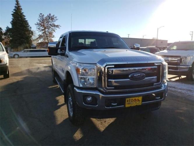 2015 ford f-250 super duty lariat 4x4 lariat 4dr crew cab 6.8 ft. sb pickup for sale in bonetraill, north dakota