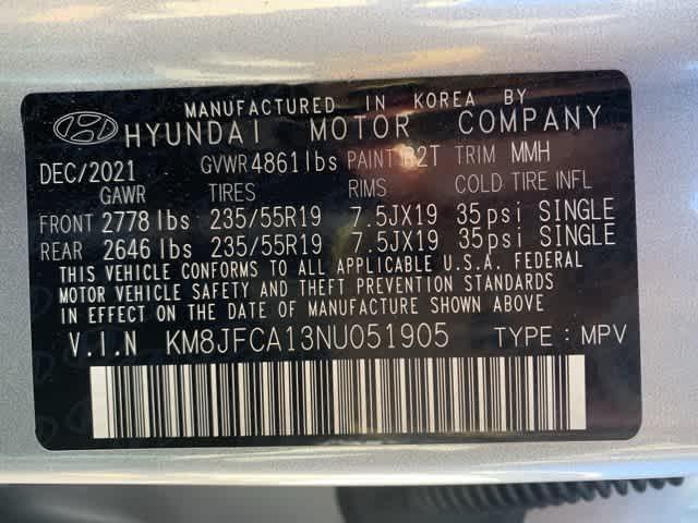 2022 hyundai tucson hybrid sel convenience