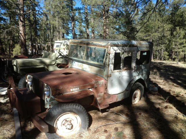 1946-48 willys jeep cj2a, lot of 3