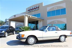 86 mercedes-benz sl560 roadster hardtop convertible v8 65k miles only mint cond
