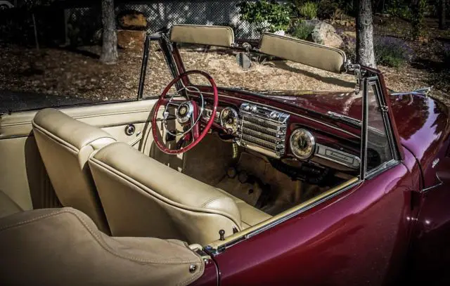 1948 lincoln continental convertible…very rare california rust free