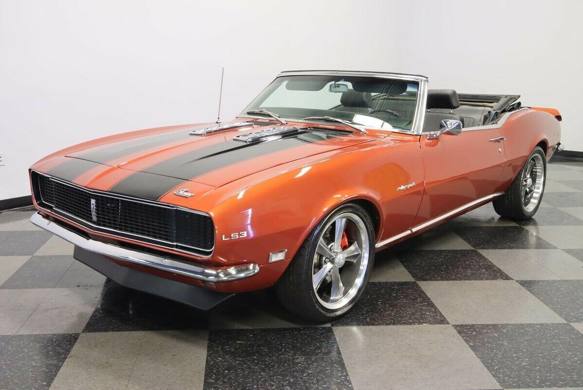 1968 chevrolet camaro convertible restomod convertible with terrific paint