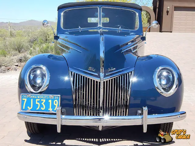39 ford deluxe convertible sedan stunning flathead v-8 1/4 x 5/16 zephyr gears