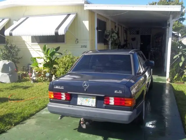1988 mercedes benz c190 d 5 cyl 2.5l