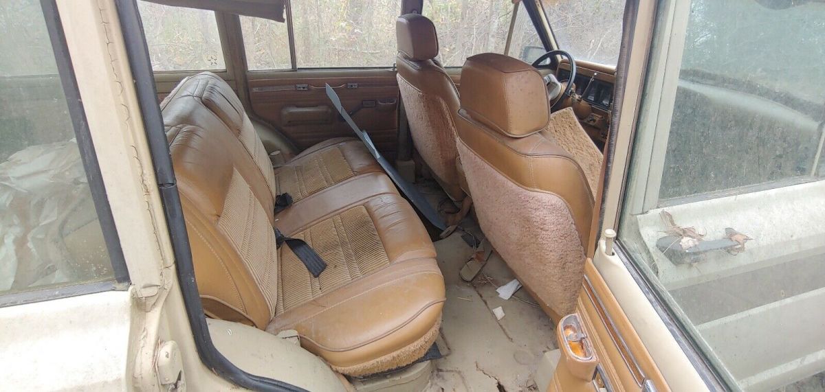1986 jeep grand wagoneer suv brown 4wd automatic