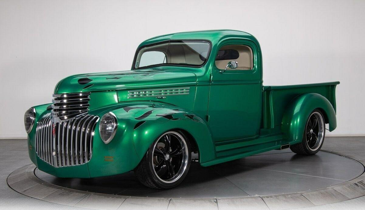 1941 chevrolet pickup truck green 383 v8 12335 miles