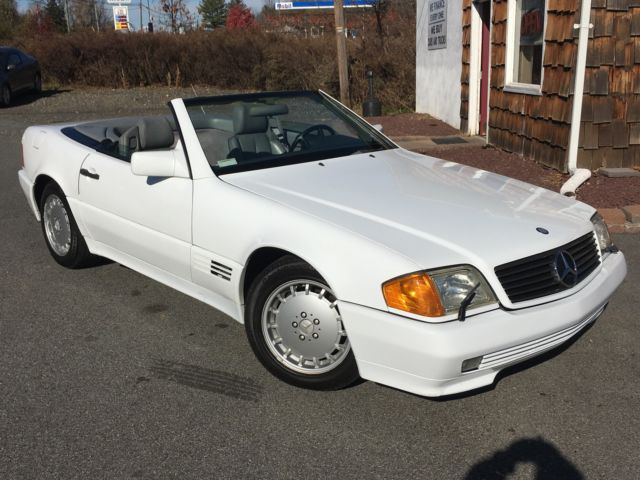 no reserve nr 1990 mercedes benz sl500 roadster convertible runs great clean