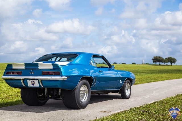 1969 chevrolet camaro rs 0 lemans blue 454 v8 automatic