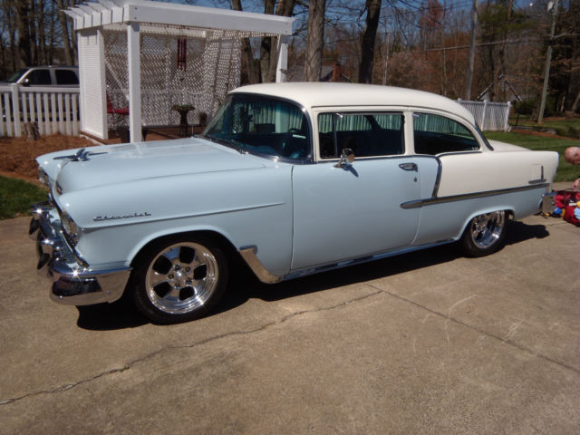1955 chevrolet 2 door post