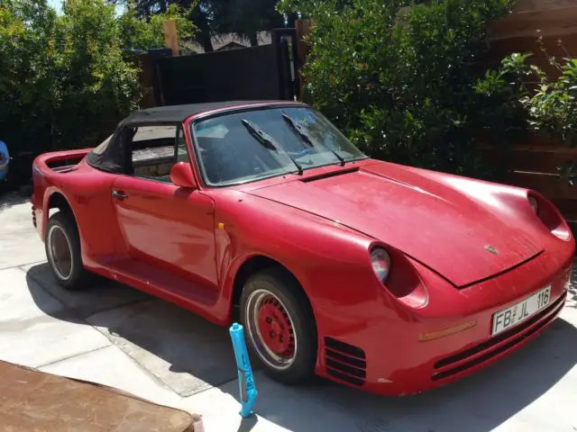 1968 porsche 912 soft window targa , 959 body conversion convertible project