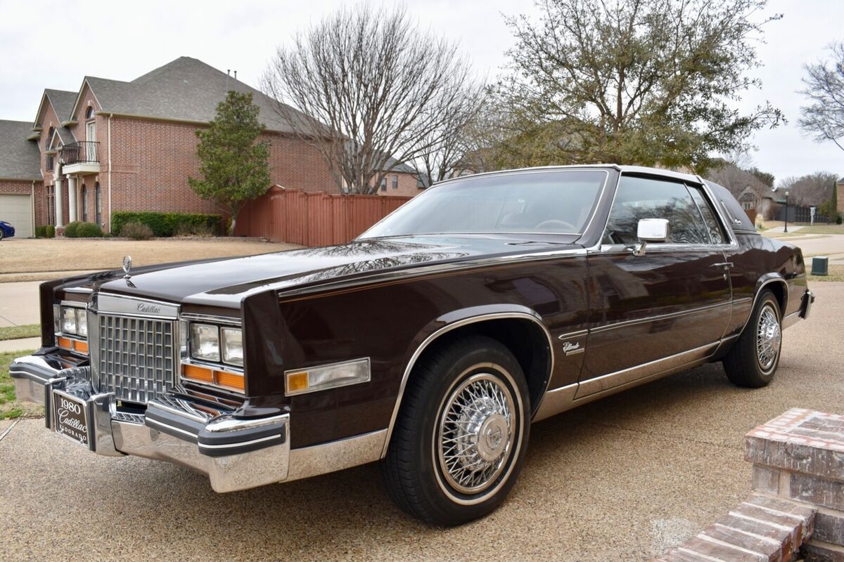 1980 cadallic eldorado biarritz 6.0l columbian brown metallic/saddle 46k mustsee