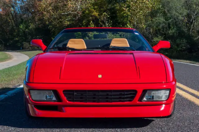 1990 ferrari 348 ts targa, 3100 miles, r. straman conversion, ac, 150 photos