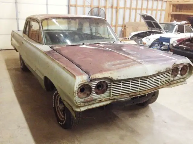 1964 chevrolet impala biscayne - azure aqua w/aqua interior