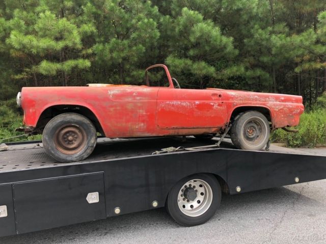 1956 ford thunderbird- basket case- hot rod-restoration-street rod-project-parts