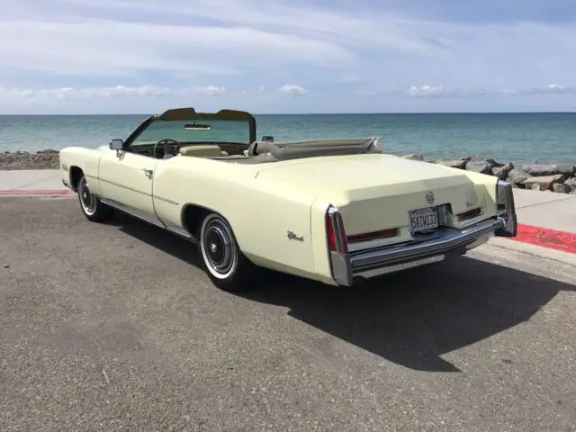 1976 cadillac eldorado convert "ca" car since new-zero rust free! documented!
