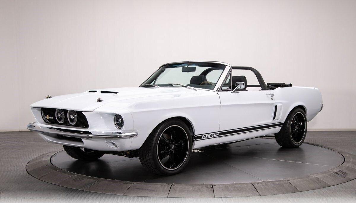 1968 ford mustang white convertible 347 v8 264 miles