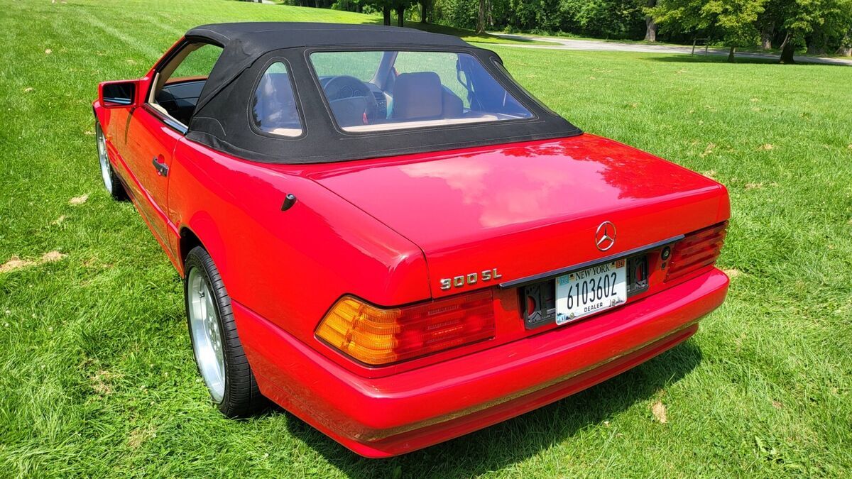1992 mercedes 300sl 59k miles rhd convertible sl right hand drive from a museum