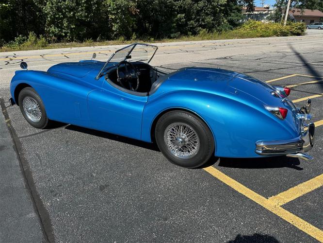 1955 jaguar xk140 in smithfield, rhode island