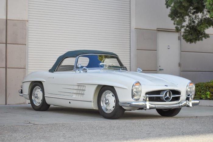 1961 mercedes-benz 300sl roadster for sale in los angeles, california