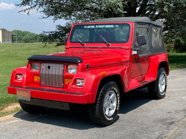 1991 jeep wrangler renegade 5 speed 4x4 4.0l wholesale yj clean carfax